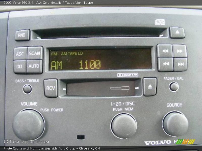 Ash Gold Metallic / Taupe/Light Taupe 2002 Volvo S60 2.4