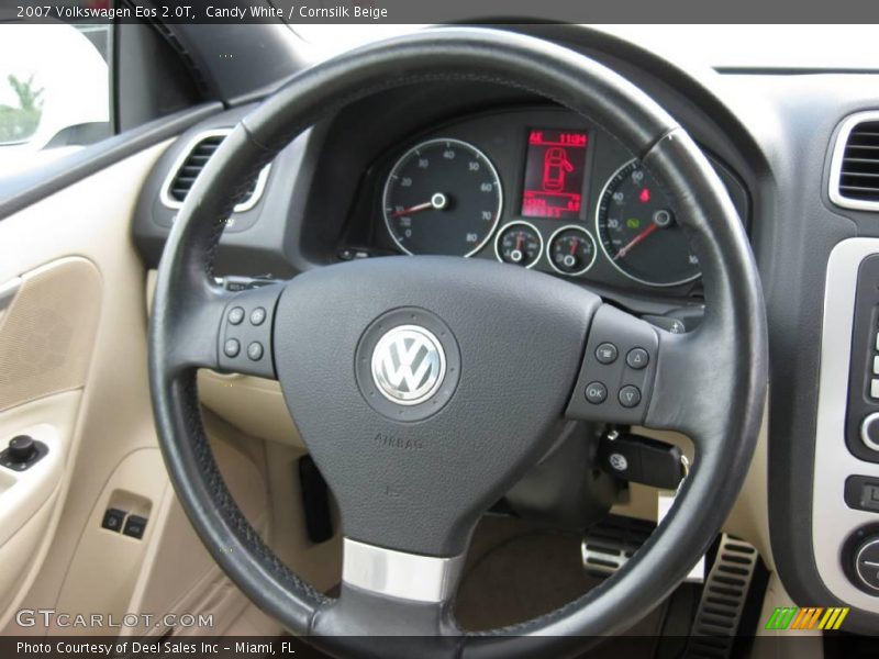 Candy White / Cornsilk Beige 2007 Volkswagen Eos 2.0T