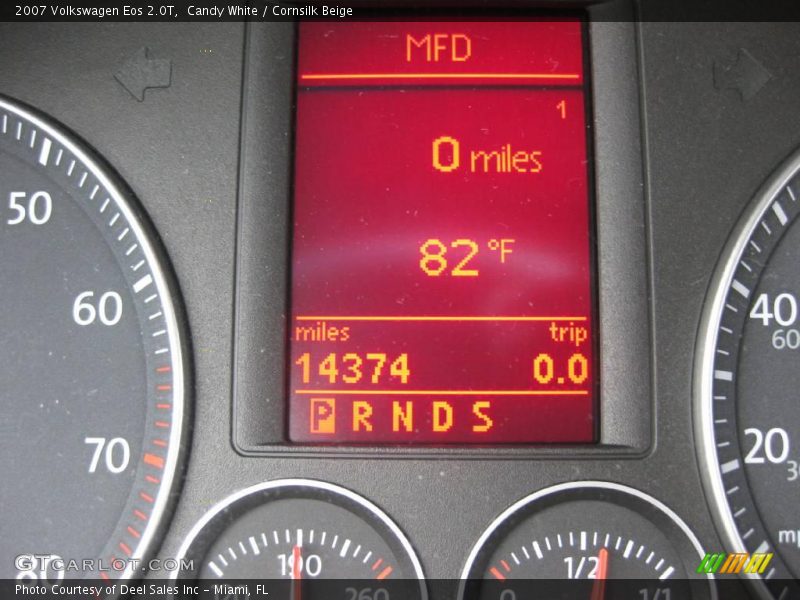 Candy White / Cornsilk Beige 2007 Volkswagen Eos 2.0T