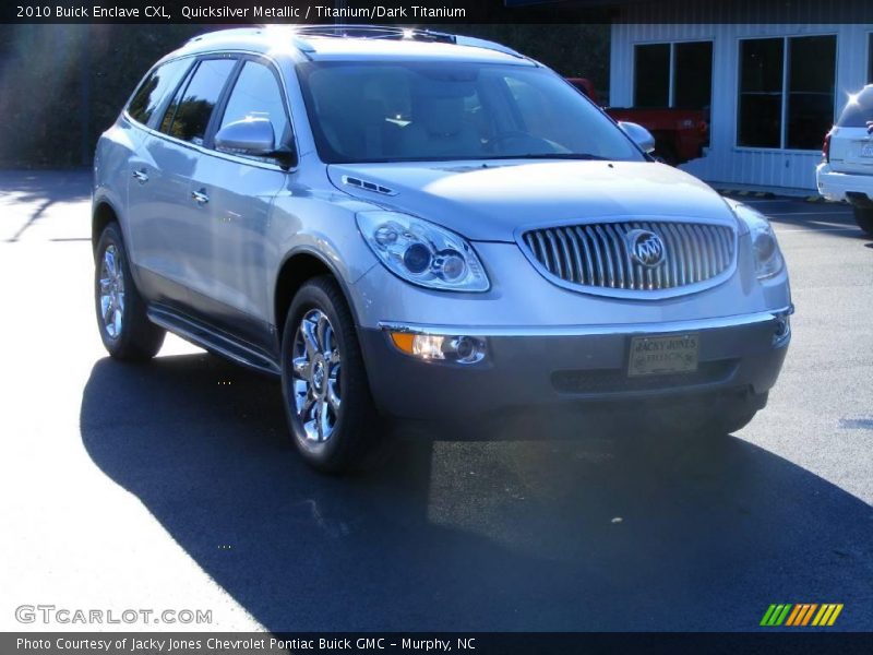 Quicksilver Metallic / Titanium/Dark Titanium 2010 Buick Enclave CXL