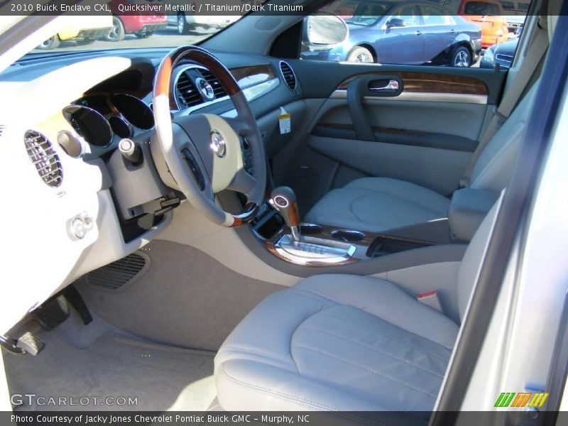 Quicksilver Metallic / Titanium/Dark Titanium 2010 Buick Enclave CXL