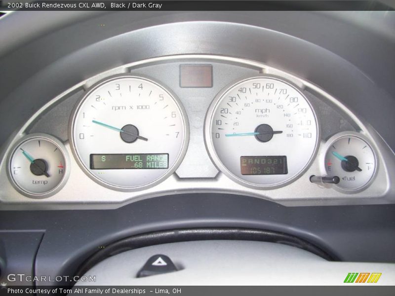 Black / Dark Gray 2002 Buick Rendezvous CXL AWD