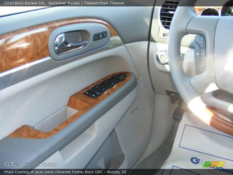 Quicksilver Metallic / Titanium/Dark Titanium 2010 Buick Enclave CXL