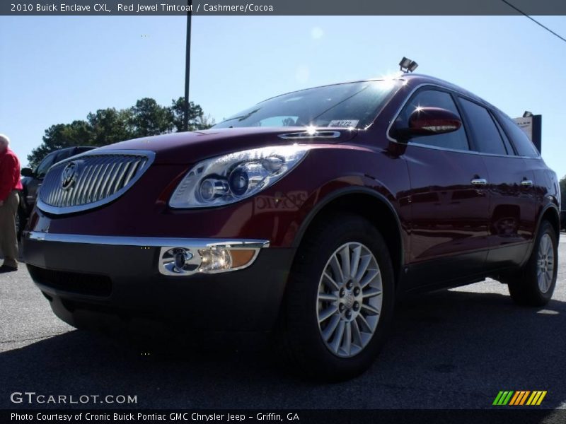 Red Jewel Tintcoat / Cashmere/Cocoa 2010 Buick Enclave CXL