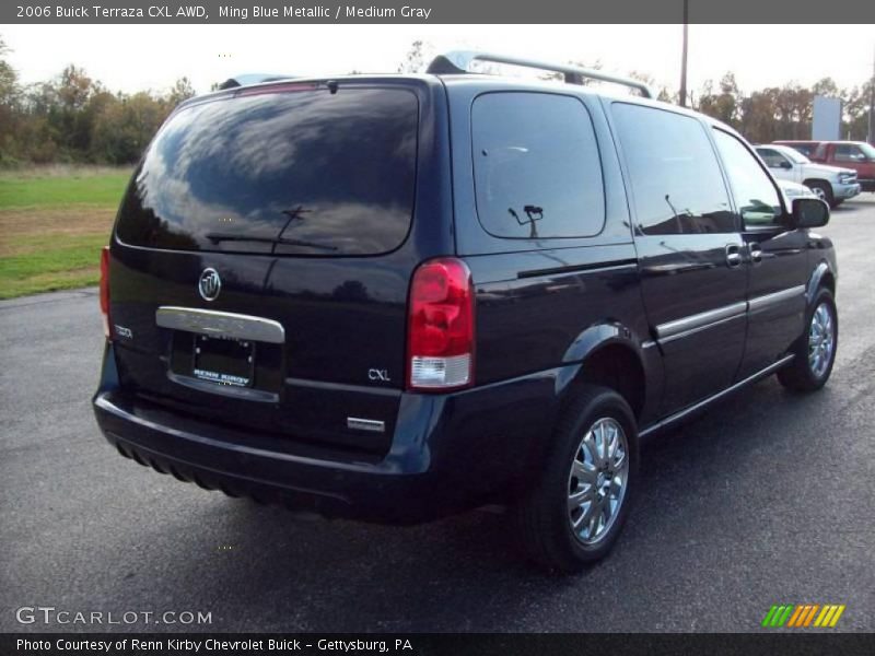 Ming Blue Metallic / Medium Gray 2006 Buick Terraza CXL AWD