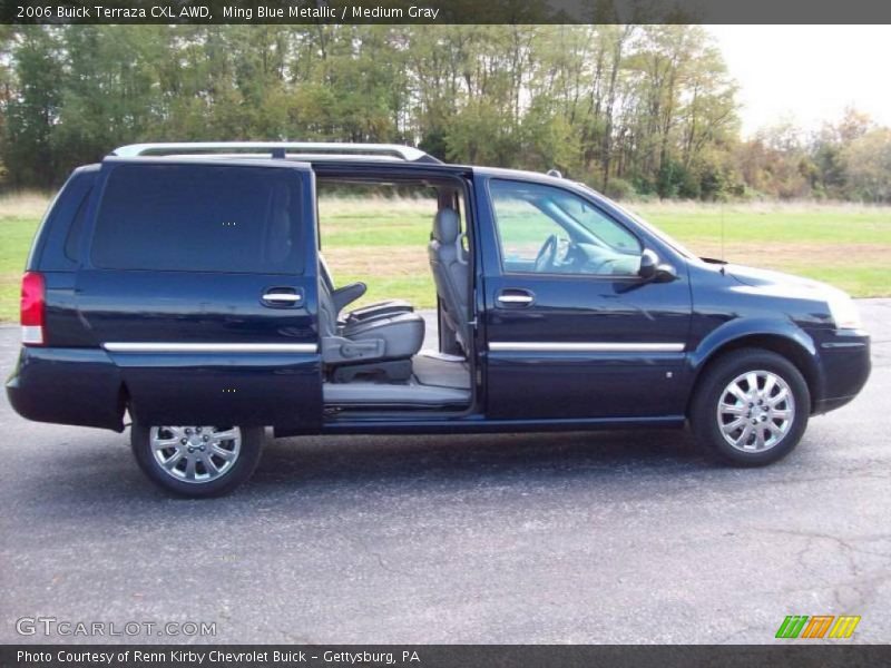 Ming Blue Metallic / Medium Gray 2006 Buick Terraza CXL AWD