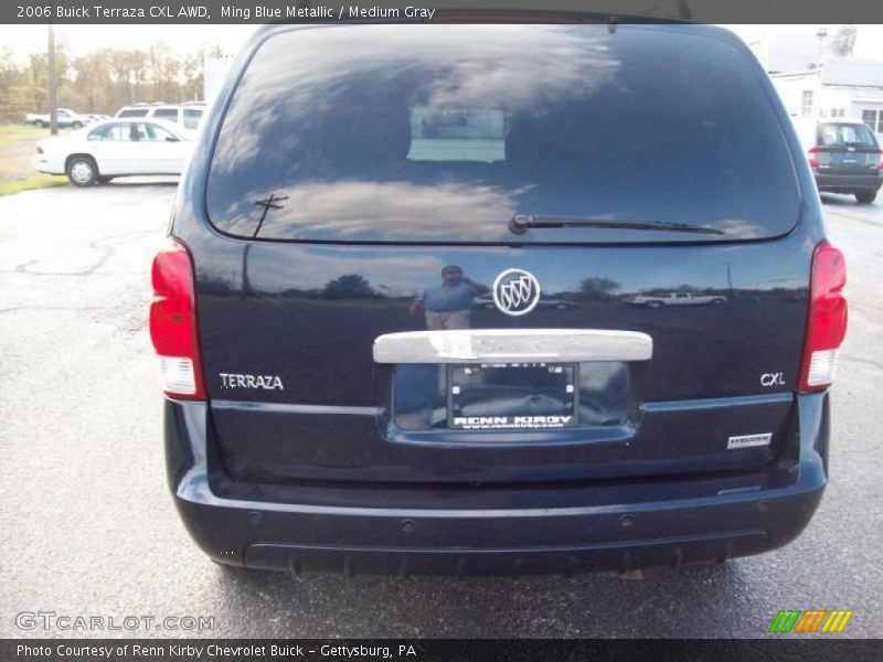Ming Blue Metallic / Medium Gray 2006 Buick Terraza CXL AWD