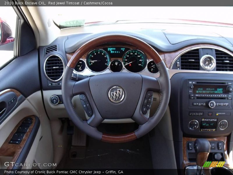 Red Jewel Tintcoat / Cashmere/Cocoa 2010 Buick Enclave CXL