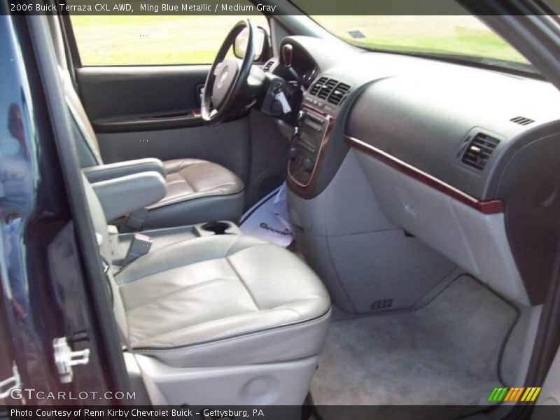 Ming Blue Metallic / Medium Gray 2006 Buick Terraza CXL AWD