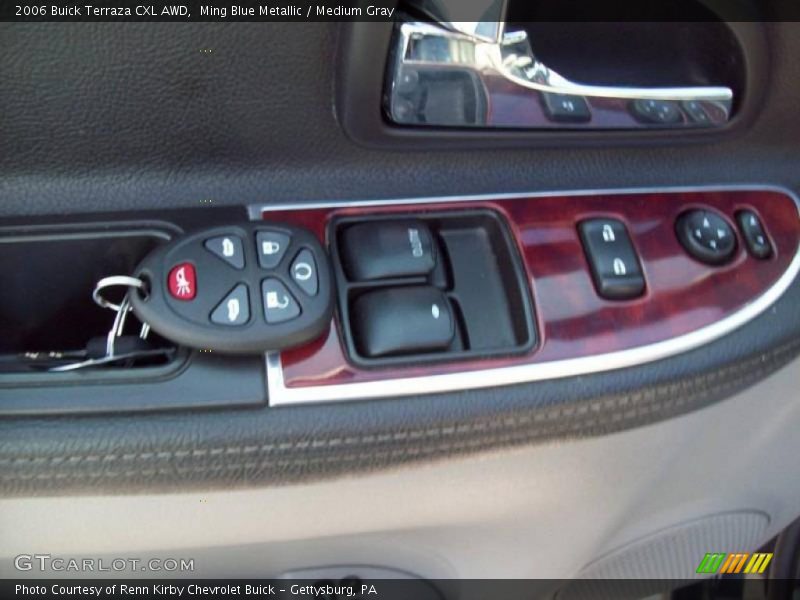 Ming Blue Metallic / Medium Gray 2006 Buick Terraza CXL AWD
