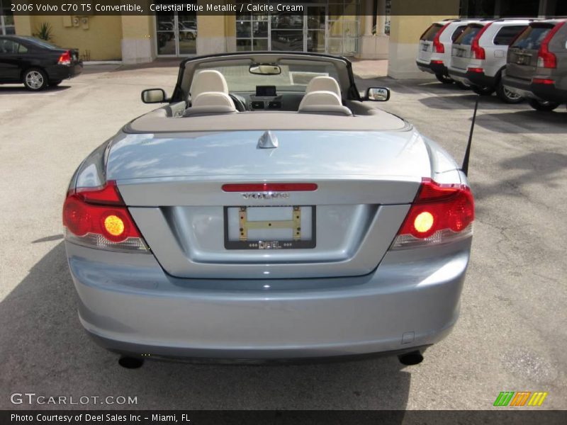 Celestial Blue Metallic / Calcite Cream 2006 Volvo C70 T5 Convertible