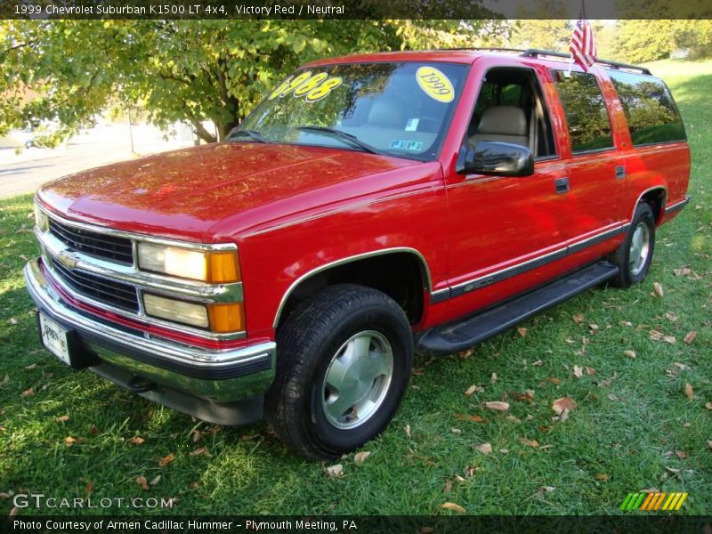 Victory Red / Neutral 1999 Chevrolet Suburban K1500 LT 4x4