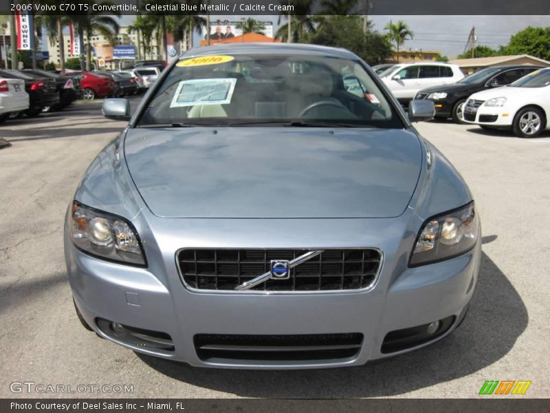 Celestial Blue Metallic / Calcite Cream 2006 Volvo C70 T5 Convertible