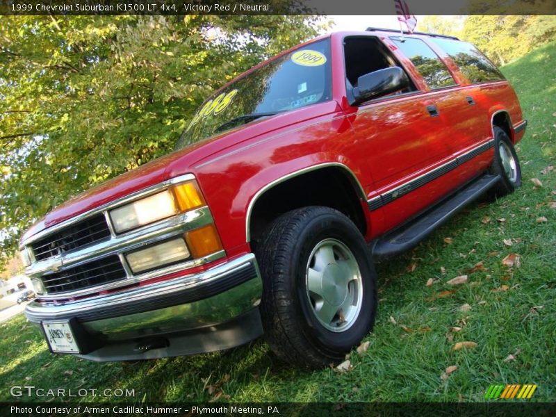 Victory Red / Neutral 1999 Chevrolet Suburban K1500 LT 4x4