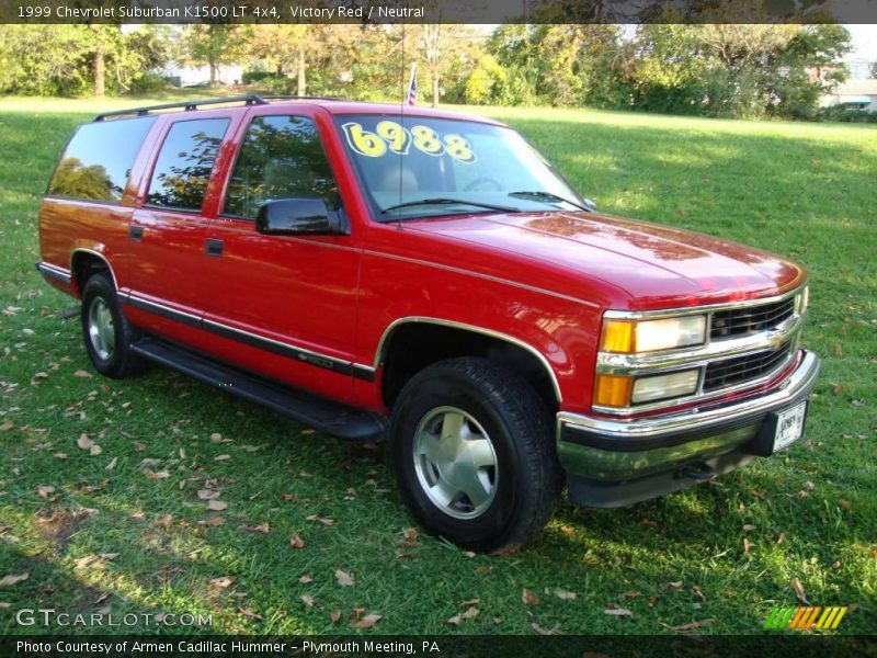 Victory Red / Neutral 1999 Chevrolet Suburban K1500 LT 4x4