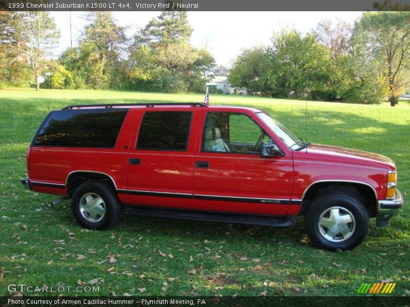 Victory Red / Neutral 1999 Chevrolet Suburban K1500 LT 4x4