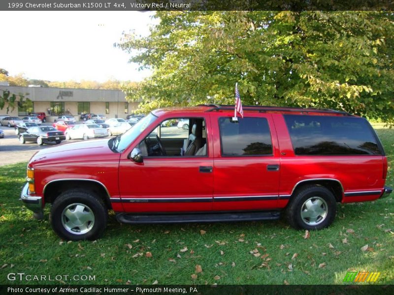 Victory Red / Neutral 1999 Chevrolet Suburban K1500 LT 4x4