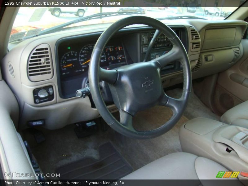 Victory Red / Neutral 1999 Chevrolet Suburban K1500 LT 4x4