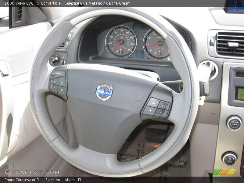 Celestial Blue Metallic / Calcite Cream 2006 Volvo C70 T5 Convertible