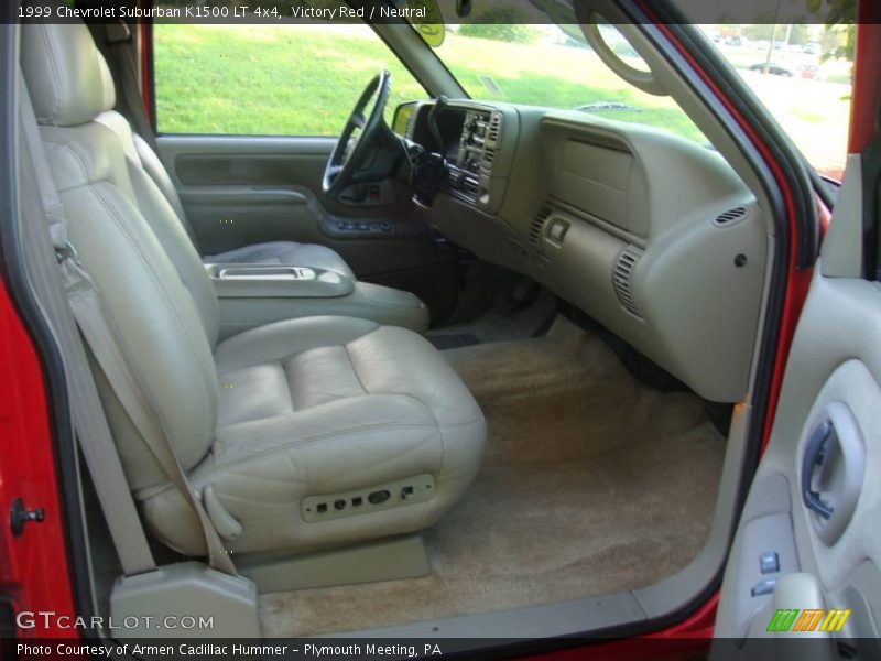 Victory Red / Neutral 1999 Chevrolet Suburban K1500 LT 4x4