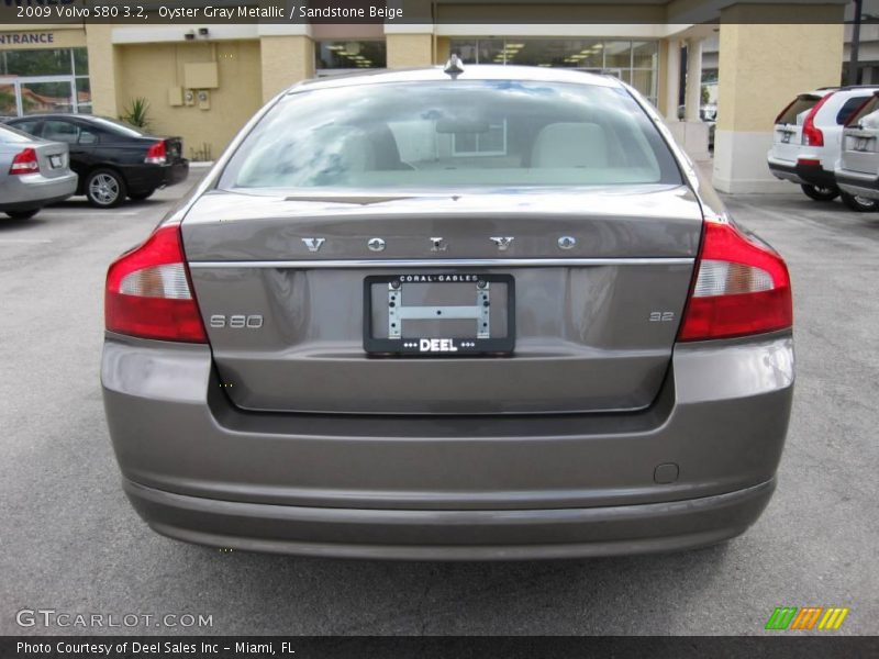 Oyster Gray Metallic / Sandstone Beige 2009 Volvo S80 3.2