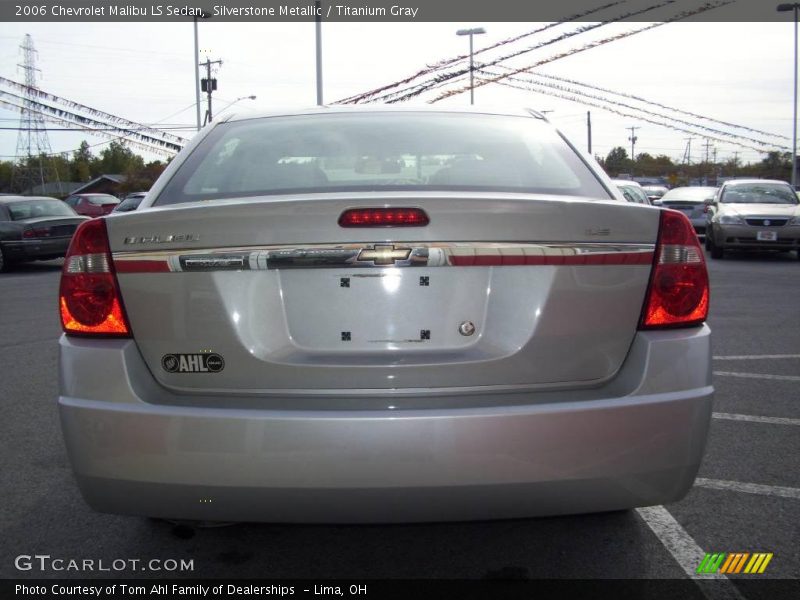 Silverstone Metallic / Titanium Gray 2006 Chevrolet Malibu LS Sedan