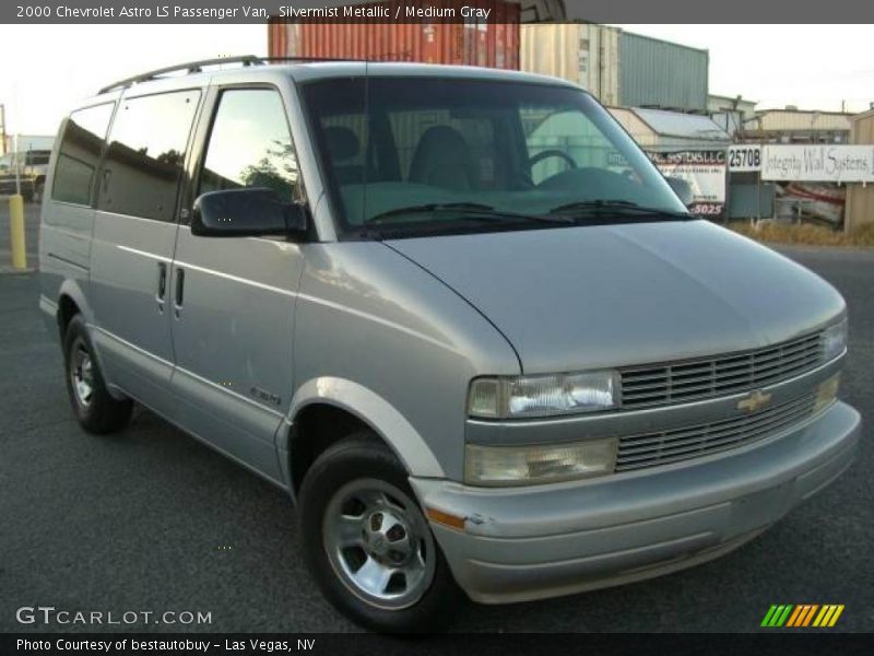 Silvermist Metallic / Medium Gray 2000 Chevrolet Astro LS Passenger Van