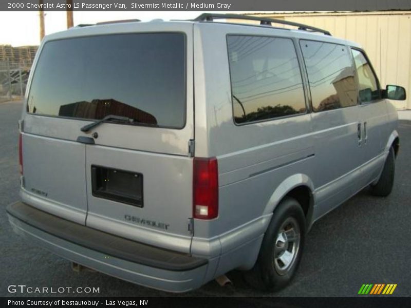 Silvermist Metallic / Medium Gray 2000 Chevrolet Astro LS Passenger Van