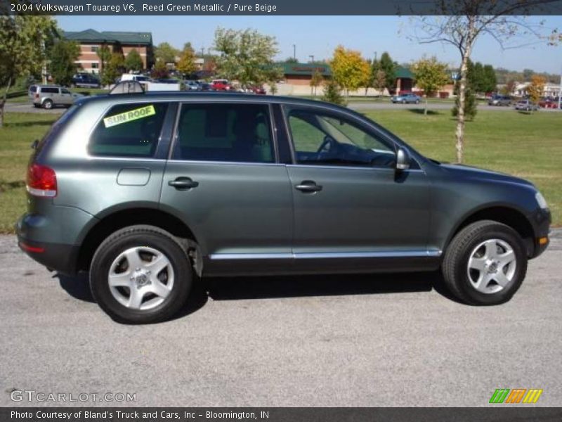 Reed Green Metallic / Pure Beige 2004 Volkswagen Touareg V6