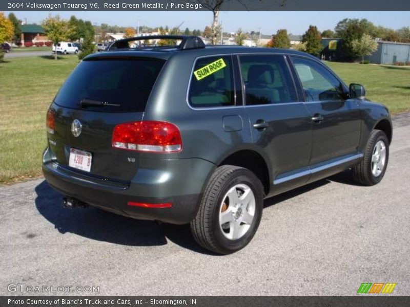 Reed Green Metallic / Pure Beige 2004 Volkswagen Touareg V6