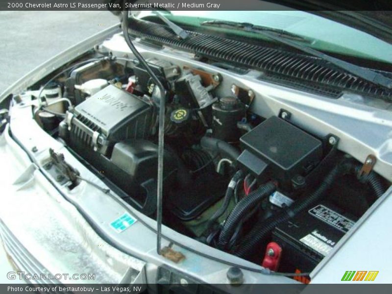 Silvermist Metallic / Medium Gray 2000 Chevrolet Astro LS Passenger Van