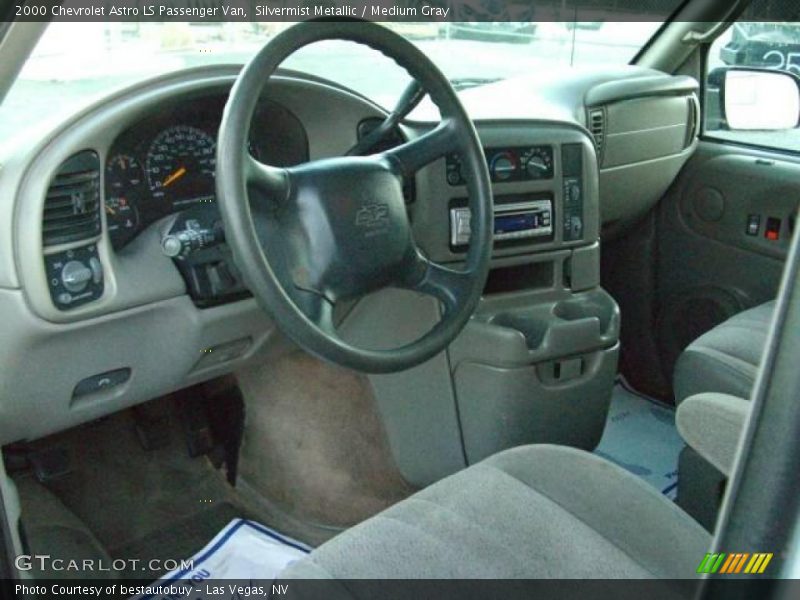 Silvermist Metallic / Medium Gray 2000 Chevrolet Astro LS Passenger Van