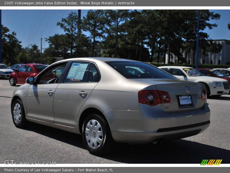 Wheat Beige Metallic / Anthracite 2005 Volkswagen Jetta Value Edition Sedan