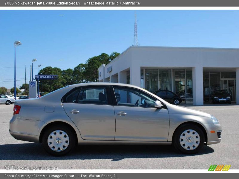 Wheat Beige Metallic / Anthracite 2005 Volkswagen Jetta Value Edition Sedan