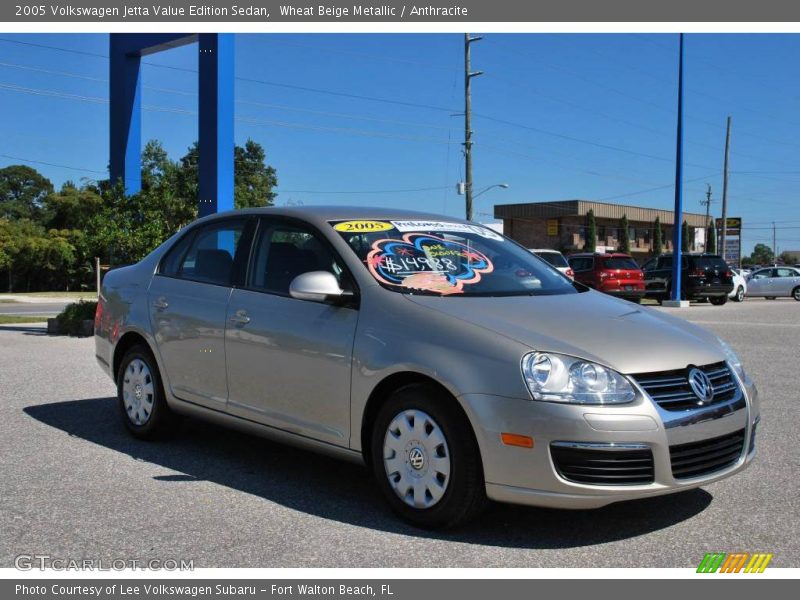 Wheat Beige Metallic / Anthracite 2005 Volkswagen Jetta Value Edition Sedan
