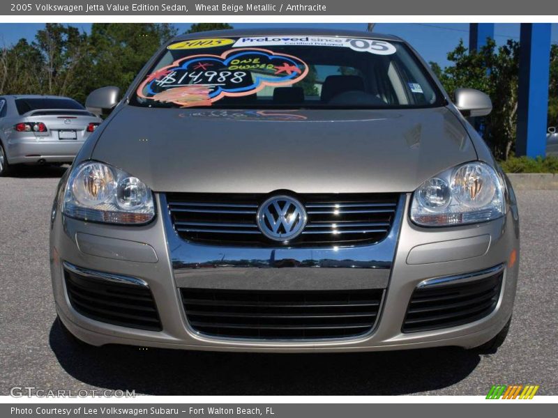 Wheat Beige Metallic / Anthracite 2005 Volkswagen Jetta Value Edition Sedan