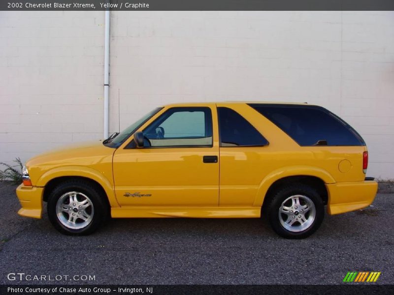 Yellow / Graphite 2002 Chevrolet Blazer Xtreme