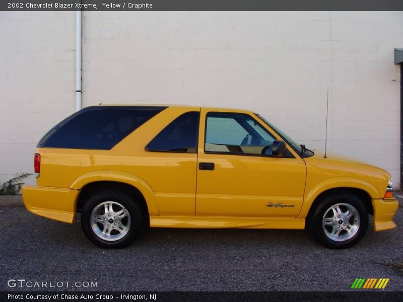 Yellow / Graphite 2002 Chevrolet Blazer Xtreme