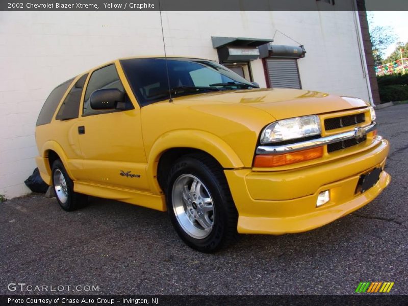 Yellow / Graphite 2002 Chevrolet Blazer Xtreme