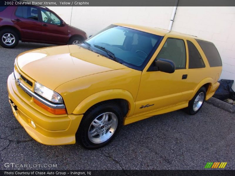 Yellow / Graphite 2002 Chevrolet Blazer Xtreme