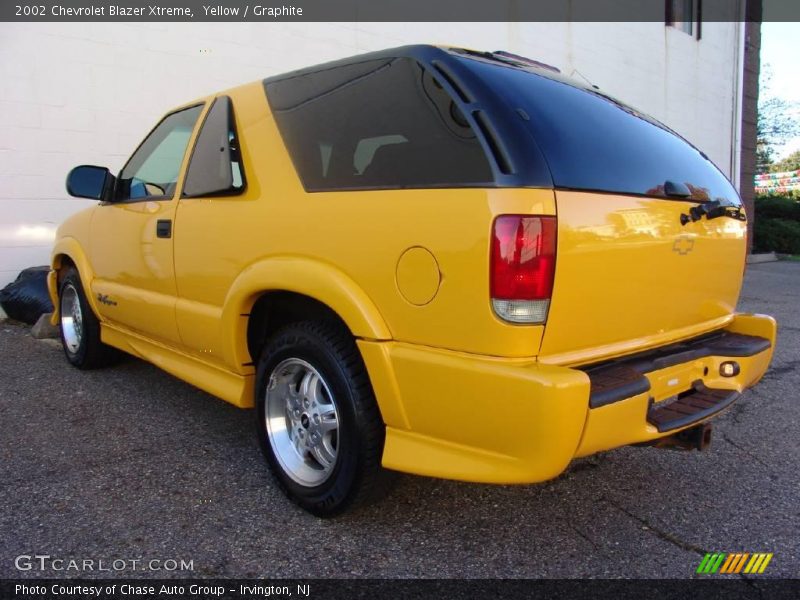 Yellow / Graphite 2002 Chevrolet Blazer Xtreme