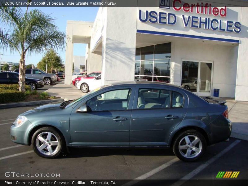 Blue Granite Metallic / Gray 2006 Chevrolet Cobalt LT Sedan