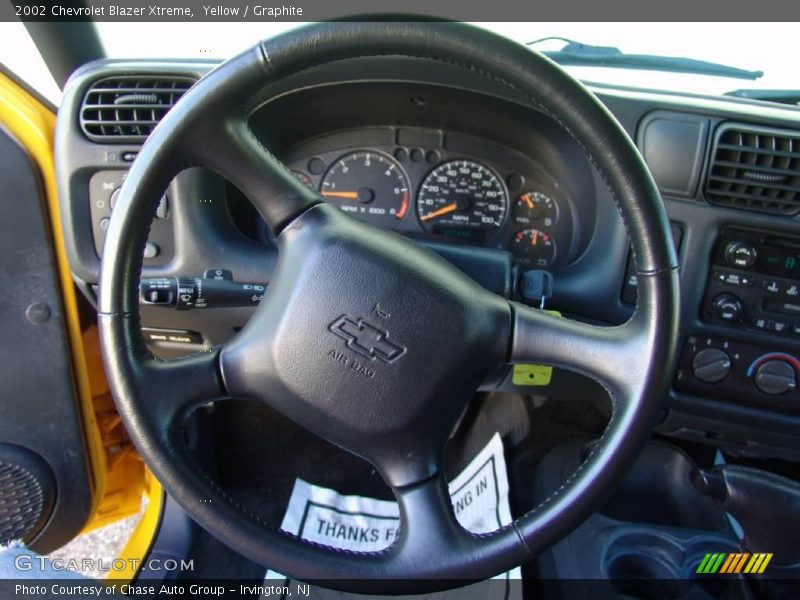 Yellow / Graphite 2002 Chevrolet Blazer Xtreme
