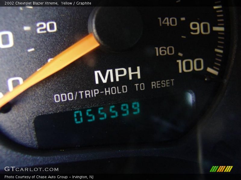 Yellow / Graphite 2002 Chevrolet Blazer Xtreme