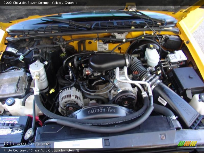 Yellow / Graphite 2002 Chevrolet Blazer Xtreme