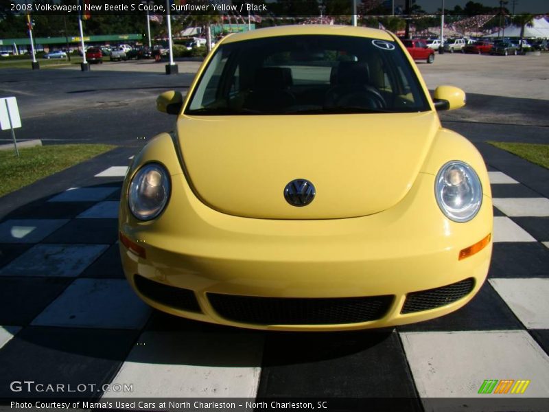 Sunflower Yellow / Black 2008 Volkswagen New Beetle S Coupe
