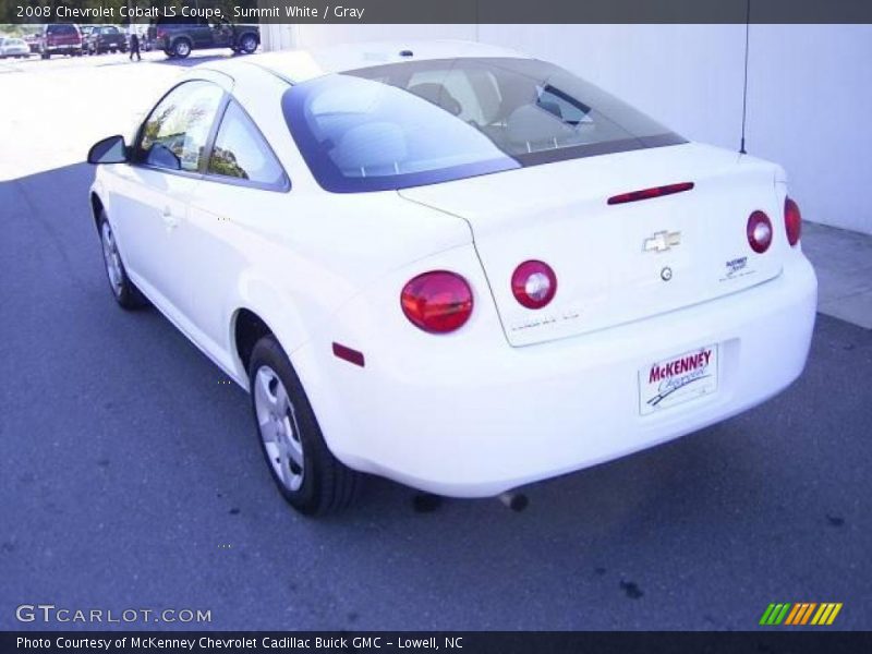 Summit White / Gray 2008 Chevrolet Cobalt LS Coupe