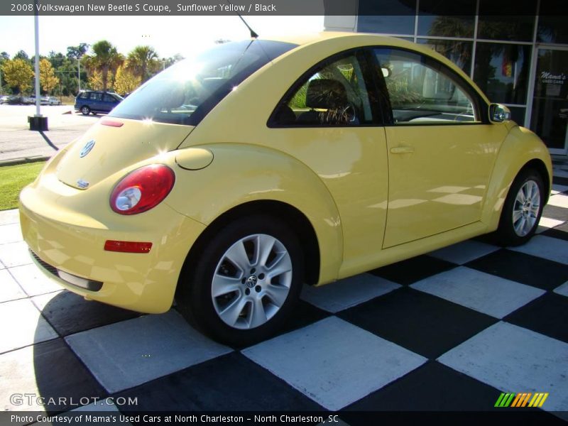Sunflower Yellow / Black 2008 Volkswagen New Beetle S Coupe