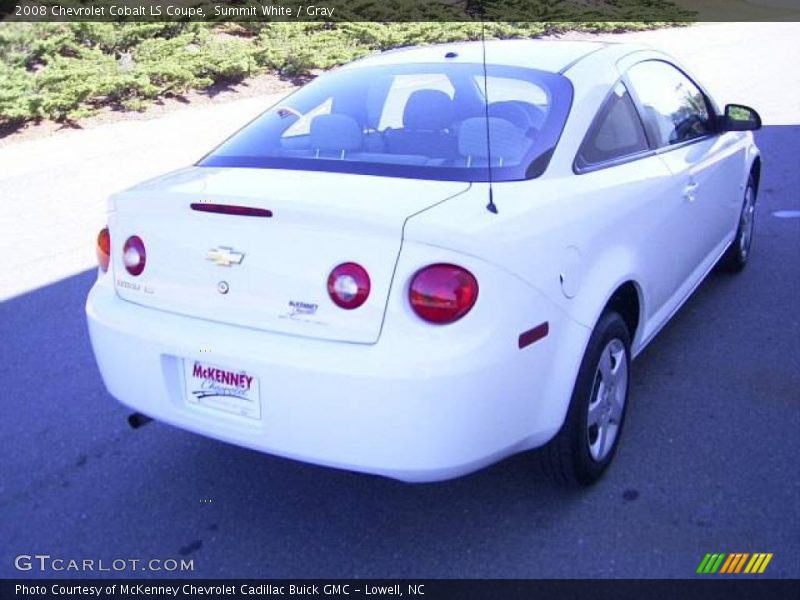 Summit White / Gray 2008 Chevrolet Cobalt LS Coupe