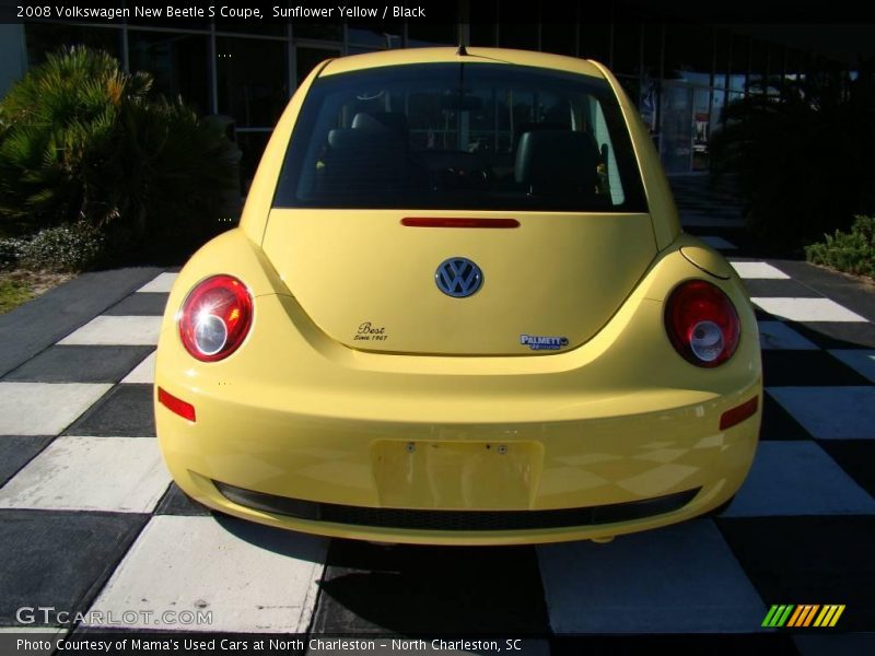 Sunflower Yellow / Black 2008 Volkswagen New Beetle S Coupe